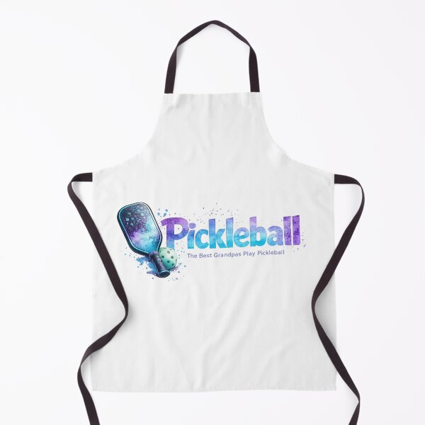 Item preview, The Best Grandpas Play Pickleball Artistic Watercolor Splatter Graphic designed and sold by Dinaelsherkawy.