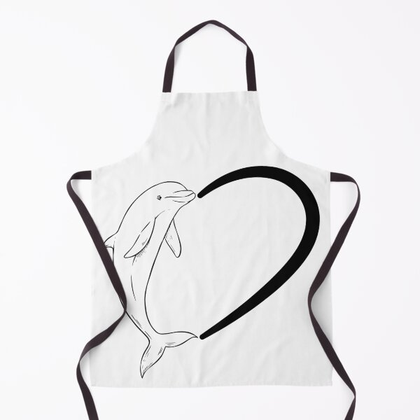 Item preview, Womens Dolphin Love Heart Sea Ocean Animal Lover Marine Life Gift designed and sold by ScienceCorner.