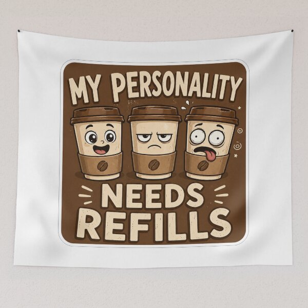 Item preview, My Personality Needs Refills Coffee Moods designed and sold by Owcomm.