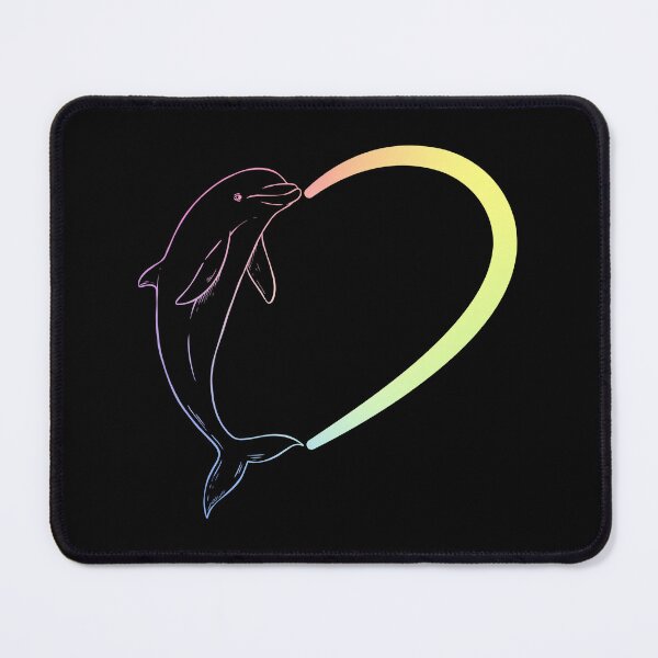 Item preview, Womens Dolphin Love Heart Sea Ocean Animal Lover Marine Life Gift designed and sold by ScienceCorner.