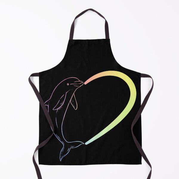 Item preview, Womens Dolphin Love Heart Sea Ocean Animal Lover Marine Life Gift designed and sold by ScienceCorner.