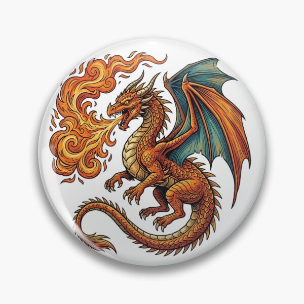 Item preview, great fire dragon designed and sold by BoldcreationsM.