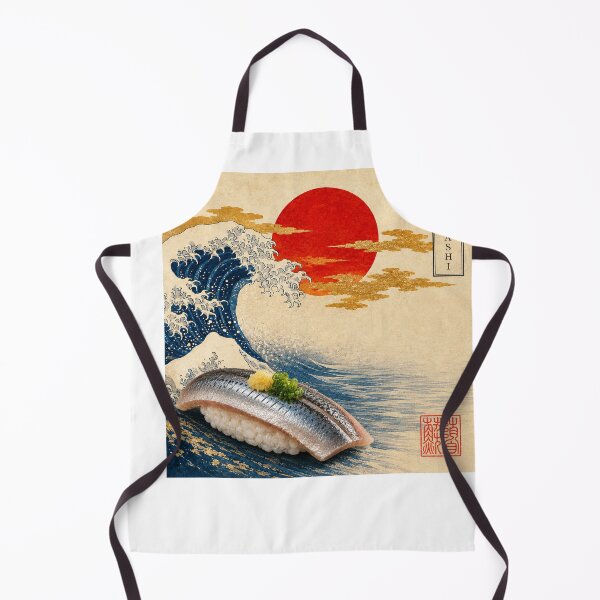Item preview, Iwashi Sardine Nigiri — Ukiyo-e Japanese Sushi Art Tee designed and sold by nurusubetei.
