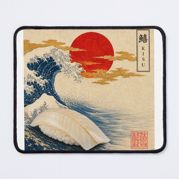 Item preview, Kisu Whiting Nigiri — Ukiyo-e Japanese Sushi Art Tee designed and sold by nurusubetei.