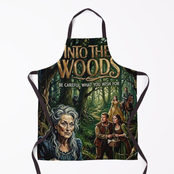Item preview, Into The Woods Retro Musical Fantasy Fairytale Tribute Art Movie Poster designed and sold by Art's Diner.