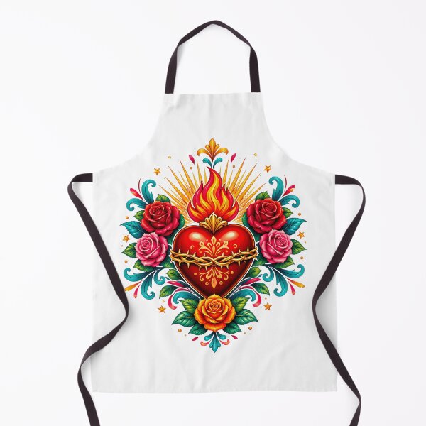 Item preview, Sacred Heart Rose Flame designed and sold by syotos-ai.