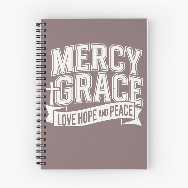 Item preview, Mercy Grace – Love Hope and Peace Retro Christian Apparel designed and sold by KINGDOM GOLD STUDIO.