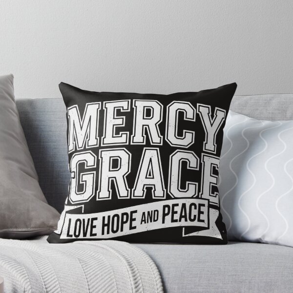 Item preview, Mercy Grace – Love Hope and Peace Retro Christian Apparel designed and sold by KINGDOM GOLD STUDIO.