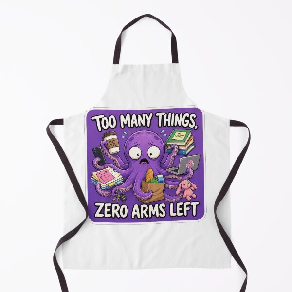 Item preview, Overwhelmed Octopus Multitasking designed and sold by Owcomm.
