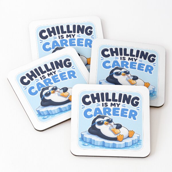 Item preview, Chilling Is My Career Penguin designed and sold by Owcomm.