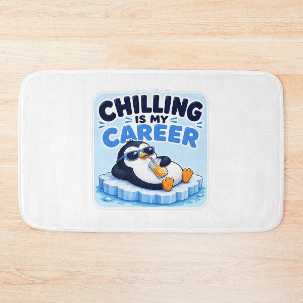 Item preview, Chilling Is My Career Penguin designed and sold by Owcomm.