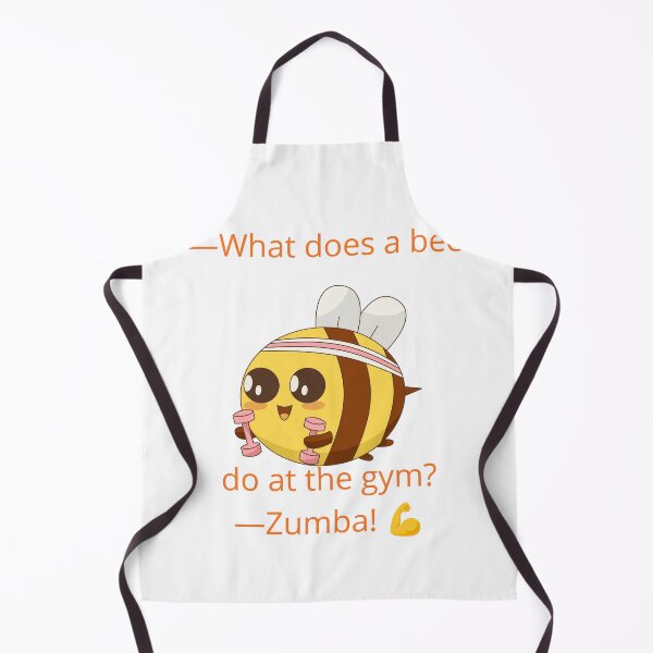 Item preview, What Does a Bee Do at the Gym? Zumba! Funny Bee Pun designed and sold by ViralStickShop.