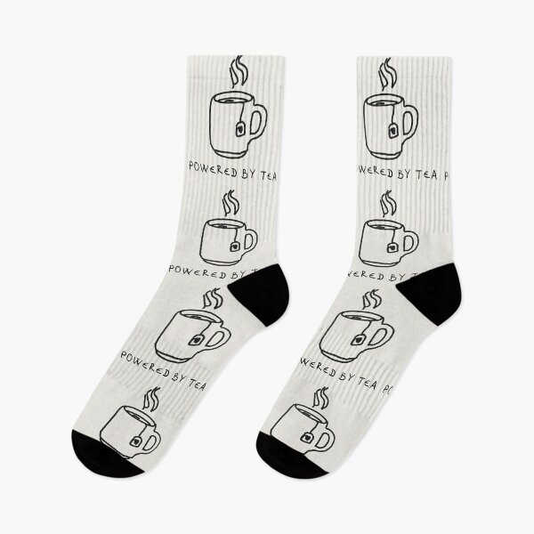 Item preview, Hand-Drawn 'Powered By Tea' Cozy Mug Minimalist Design designed and sold by Digital-Thought.