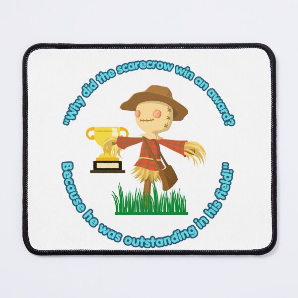 Item preview, Why Did the Scarecrow Win an Award? Funny Scarecrow Joke designed and sold by ViralStickShop.