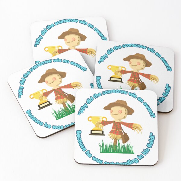 Item preview, Why Did the Scarecrow Win an Award? Funny Scarecrow Joke designed and sold by ViralStickShop.