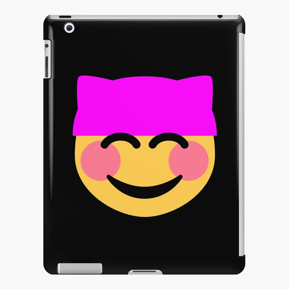 Pink Pussy Hat Emoji Ipad Case And Skin By Gossiprag Redbubble