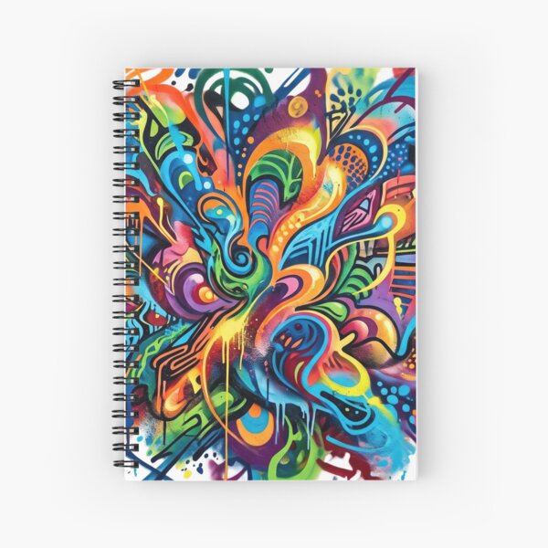 Item preview, Vibrant Abstract Psychedelic Doodle Graffiti Art designed and sold by rich-moda.