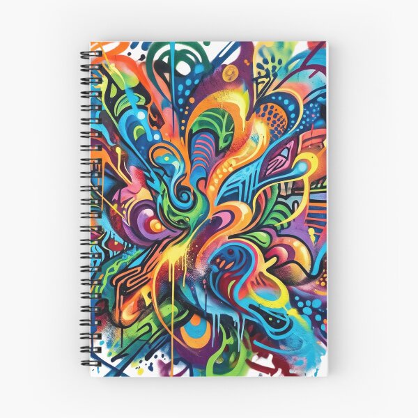 Item preview, Vibrant Abstract Psychedelic Doodle Graffiti Art designed and sold by rich-moda.