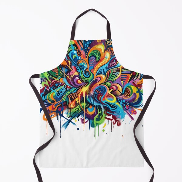 Item preview, Vibrant Abstract Psychedelic Doodle Graffiti Art designed and sold by rich-moda.