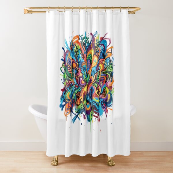 Item preview, Vibrant Abstract Psychedelic Doodle Graffiti Art designed and sold by rich-moda.