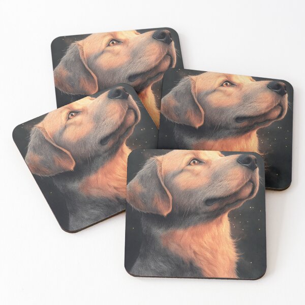 Item preview, golden retriever dog sunrise gaze warm loyal canine designed and sold by mildaclairmo.