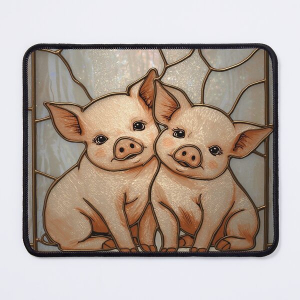 Item preview, Halloween Piggies Stained Glass Magic designed and sold by BriSher.