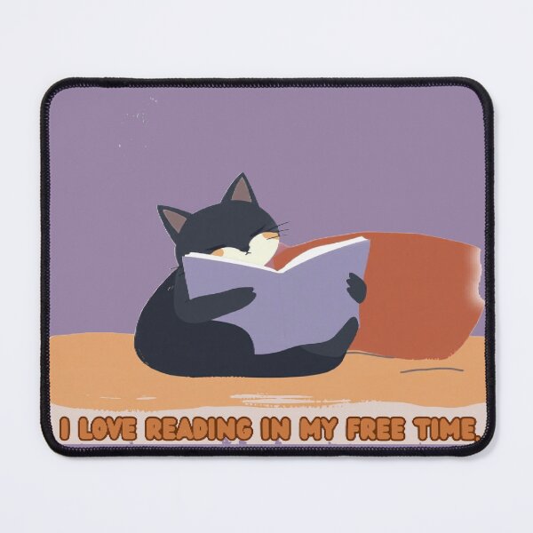 Item preview, Cat Reading I Love Reading In My Free Time designed and sold by hoodiehood.