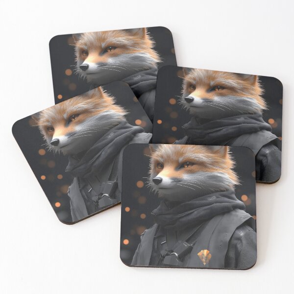 Item preview, fox urban ranger orange fur stealth fantasy animal designed and sold by mildaclairmo.