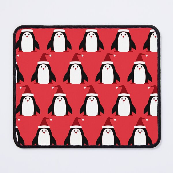 Item preview, Contemporary Cute Christmas Penguin Pattern On Holiday Red designed and sold by DEC02.