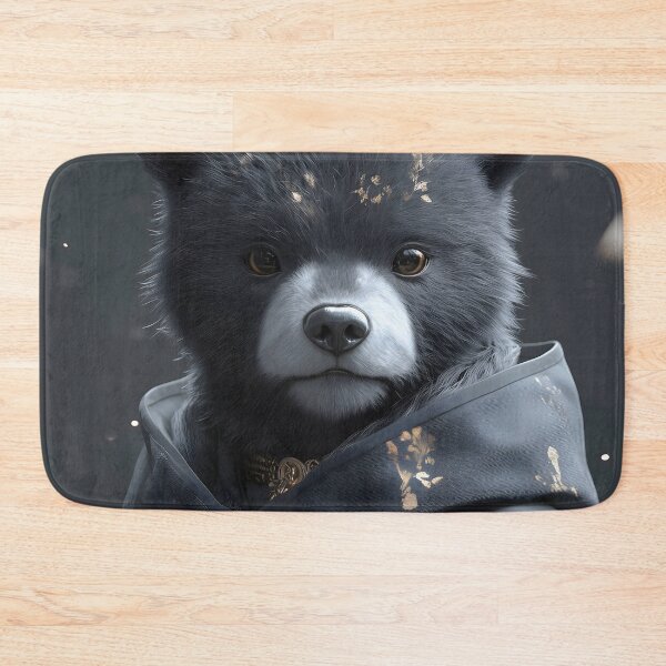 Item preview, Bear Cub Dark Coat Urban Wanderer Golden Glow designed and sold by mildaclairmo.