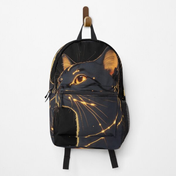 Item preview, Bengal Cat Luminous Whiskers Night Portrait designed and sold by mildaclairmo.
