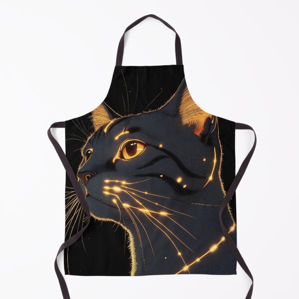 Item preview, Bengal Cat Luminous Whiskers Night Portrait designed and sold by mildaclairmo.