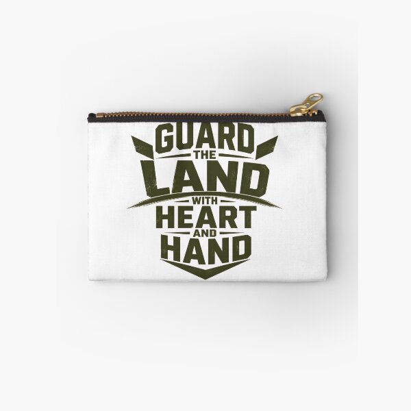 Item preview, Guard the Land with Heart and Hand – Military Patriot Shield designed and sold by UrmiCreation.