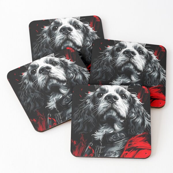 Item preview, Cocker Spaniel Dog Crimson Warrior Crown Regal Noble designed and sold by earlobejerk.