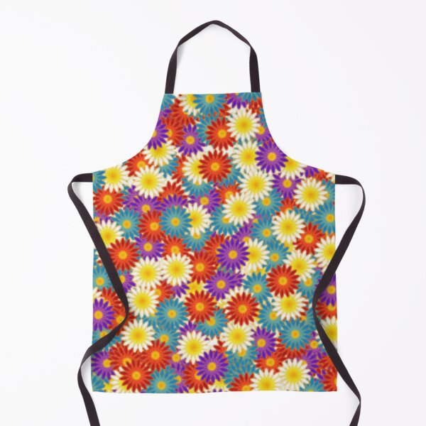 Item preview, Vibrant Colorful Chrysanthemum Pattern - Retro Pop Floral Design designed and sold by vekotpu.