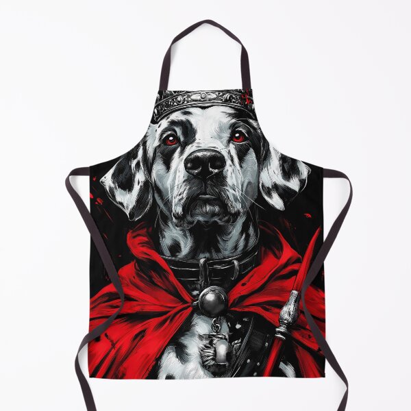 Item preview, Dalmatian Dog Crimson Warrior Crowned Gothic Royal Sentinel designed and sold by earlobejerk.