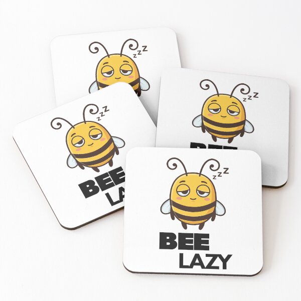 Item preview, Funny Bee Lazy Cute Yellow Bumblebee Honey Kawaii Bumble Bees procrastination designed and sold by Art IN Pack.
