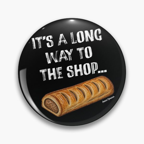 Item preview, AC/DC - Long way to the shop if you want a sausage roll  designed and sold by Hello Bee Bee.