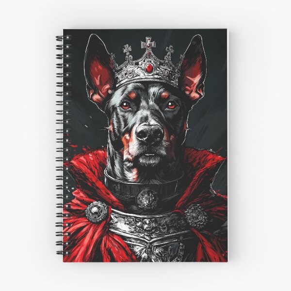 Item preview, Doberman Pinscher Dog Crimson Warrior Crowned Gothic Commander designed and sold by earlobejerk.