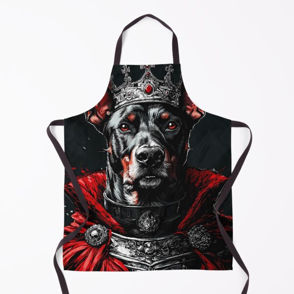 Item preview, Doberman Pinscher Dog Crimson Warrior Crowned Gothic Commander designed and sold by earlobejerk.