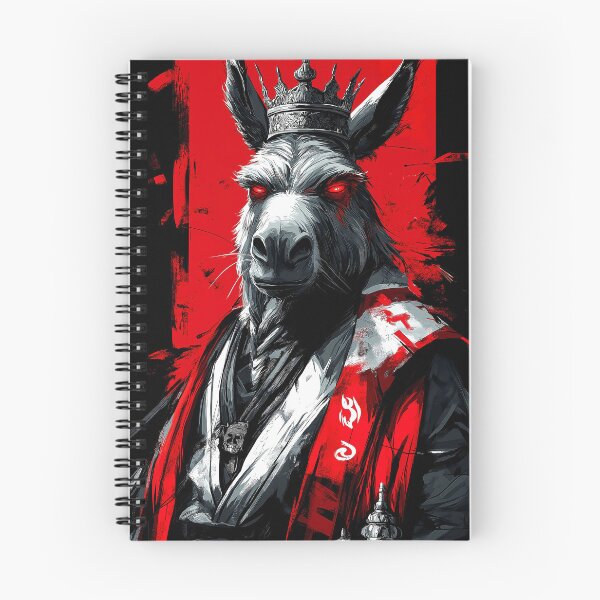 Item preview, Donkey Farm Animal Crimson Warrior Crowned Gothic Mystic designed and sold by earlobejerk.