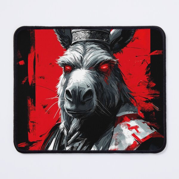 Item preview, Donkey Farm Animal Crimson Warrior Crowned Gothic Mystic designed and sold by earlobejerk.