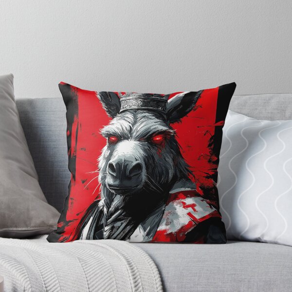 Item preview, Donkey Farm Animal Crimson Warrior Crowned Gothic Mystic designed and sold by earlobejerk.