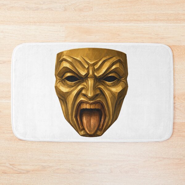 Item preview, Golden Rage Theater Mask Art designed and sold by bellaever.