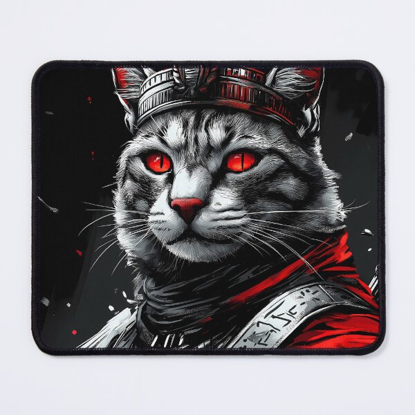 Item preview, Egyptian Mau Cat Crimson Warrior Royal Feline Guardian designed and sold by earlobejerk.