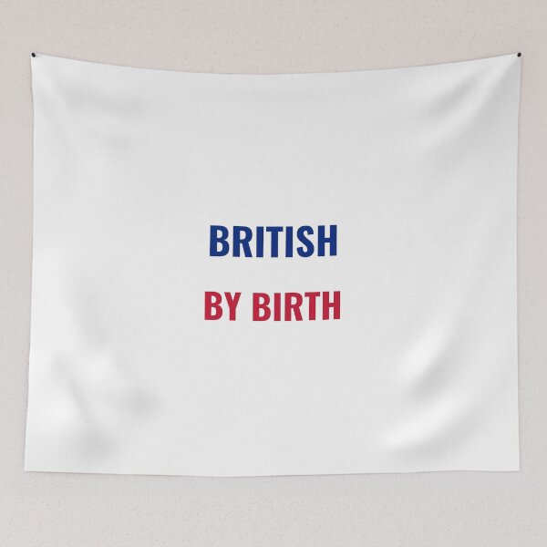 Item preview, BRITISH BY BIRTH Shirt – UK Pride Tee | Uncle Jichuan designed and sold by Uncle-Jichuan.