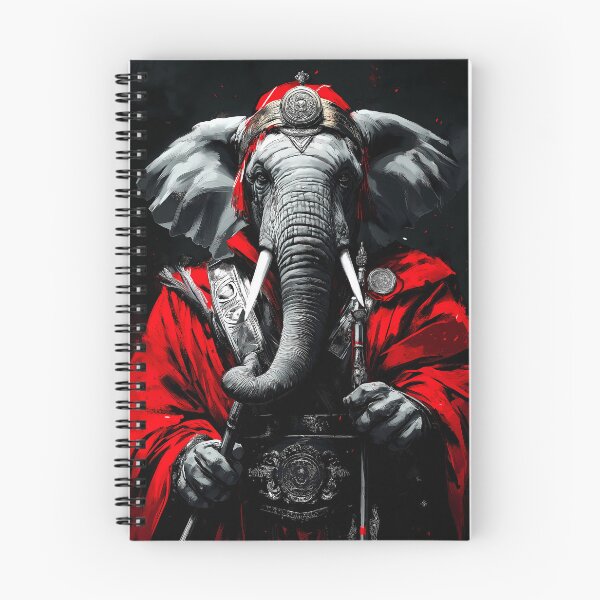Item preview, Elephant Crimson Warrior Tusked Royal Animal Commander designed and sold by earlobejerk.