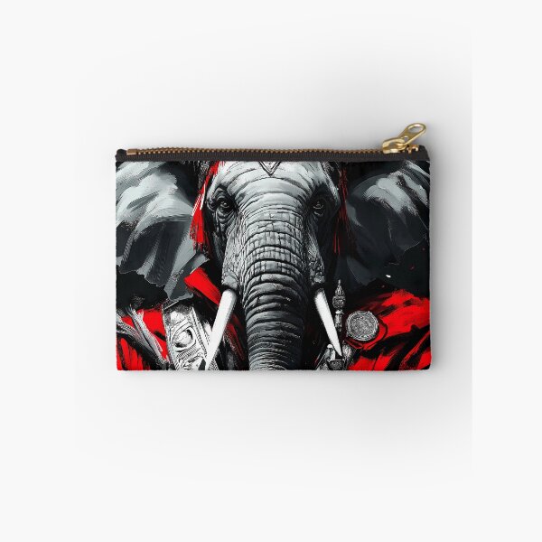 Item preview, Elephant Crimson Warrior Tusked Royal Animal Commander designed and sold by earlobejerk.