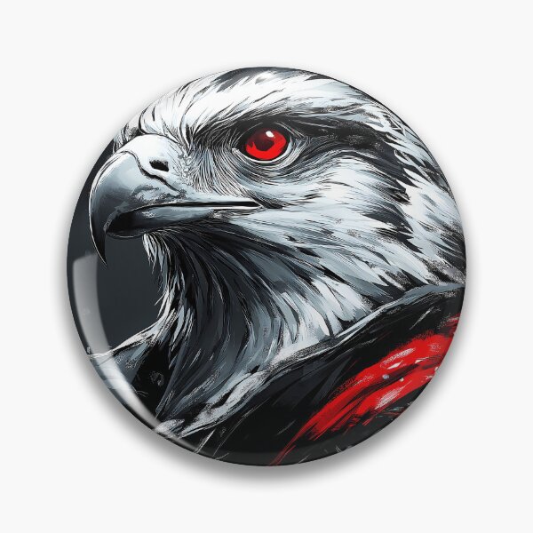 Item preview, Falcon Crimson Warrior Crowned Red Avian Royal designed and sold by earlobejerk.