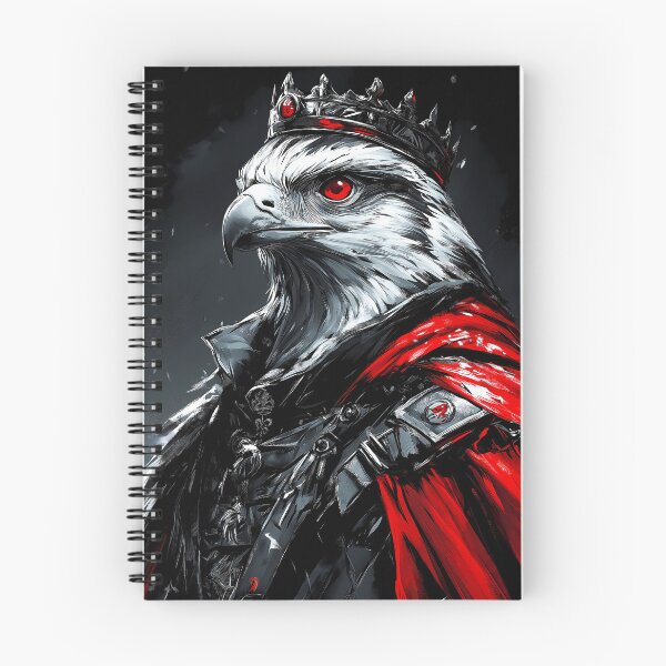 Item preview, Falcon Crimson Warrior Crowned Red Avian Royal designed and sold by earlobejerk.